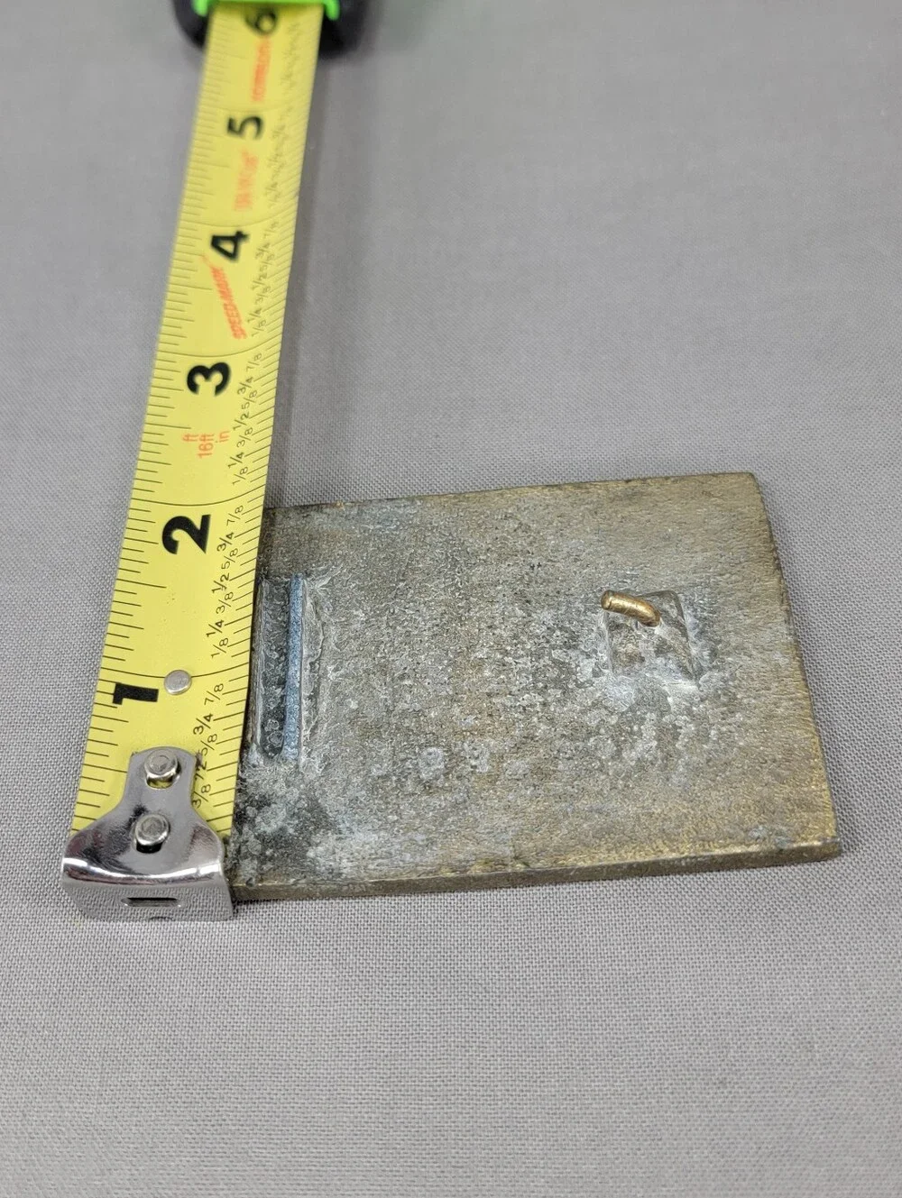 Vtg Jack Daniel's Sour Mash Whiskey Belt Buckle Enamel 1904 ***Broken***